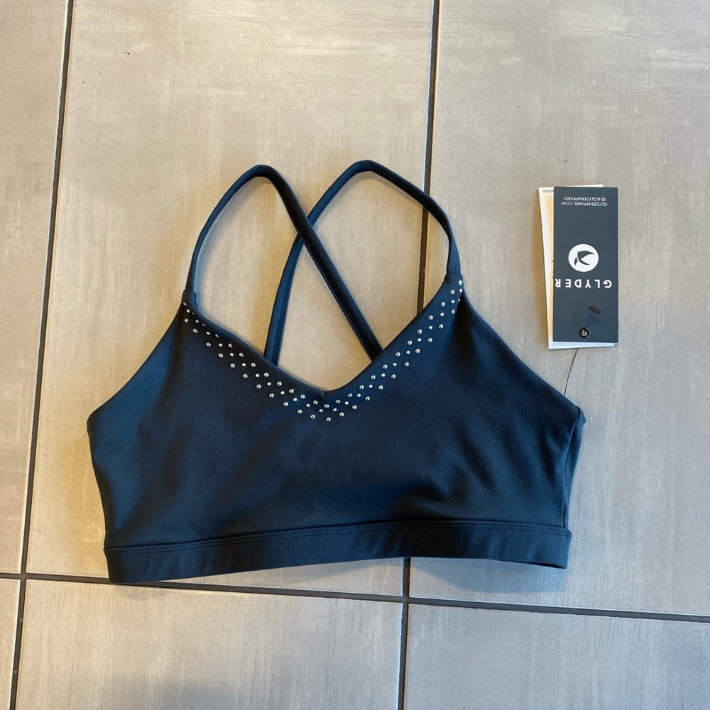 Black glyder sports bra L